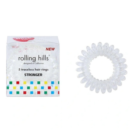Rolling Hills Rolling Hair Rings Stronger Transparent