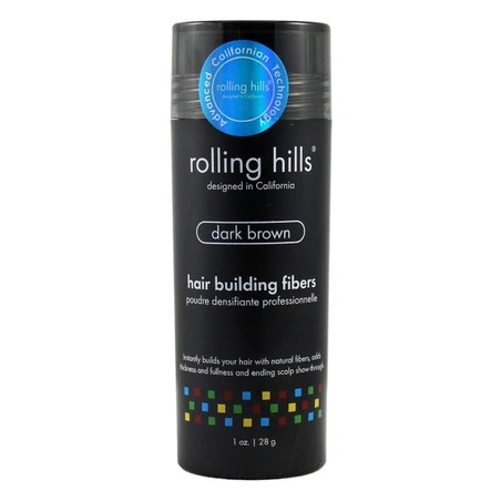 Rolling Hills Hair Building Fibers Dark Brown - 28g