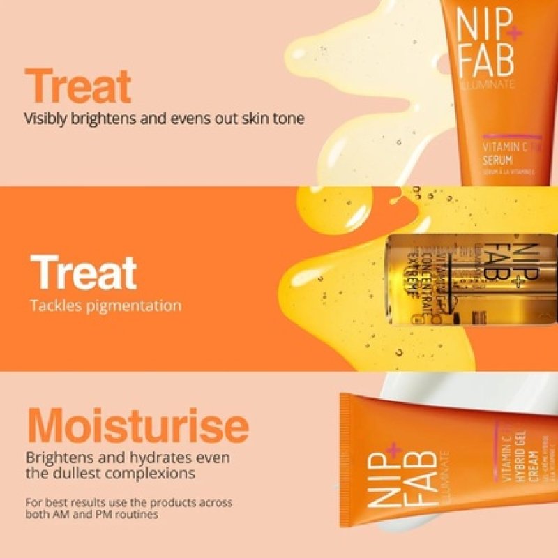 Nip Fab Brightness Boost Vitamin C Gift Set Designed to Brighten and Smooth