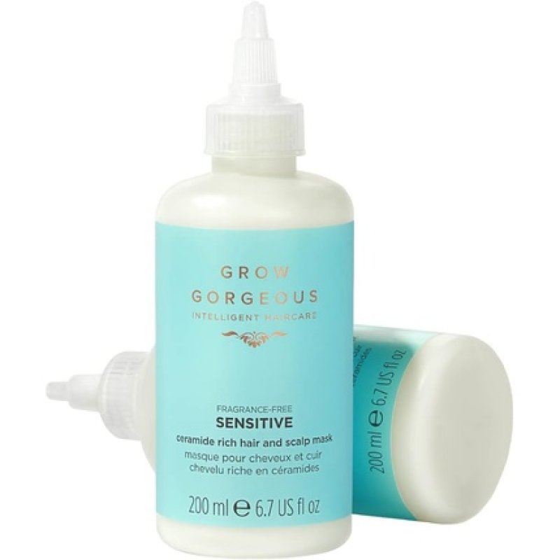 Grow Gorgeous Sensitive Fragrance Ceramide Rich Hair and Scalp Mask 200ml