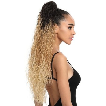 Sleek Belle Ez Ponytail Synthetic Hair Full Body Slightly Relaxed