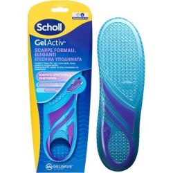 Scholl GelActiv Insoles for Formal and Elegant Shoes with GelWave Cushioning Technology Comfort Easy Fit for Feet Size L
