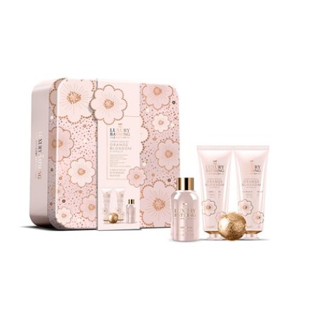 Grace Cole Body Care Gift Set In Tin Can Creme Brulee Orange Blossom - 4 Pieces