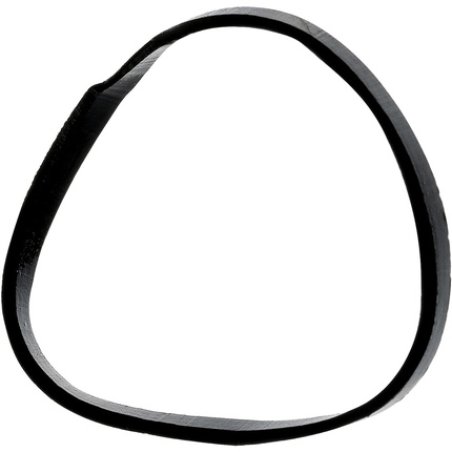 Brushworks Black Flexi Elastic Hair Bands - 100 Pieces