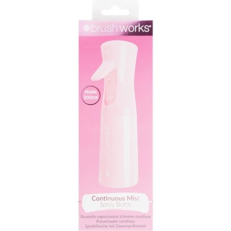 Brushworks Continuous Mist Spray Bottle - Pink