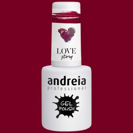 Andreia Semi-Permanent Nail Gel Polish for UV/LED Lamp Intense Shine and 4 weeks Lasting French Manicure Nail Gel