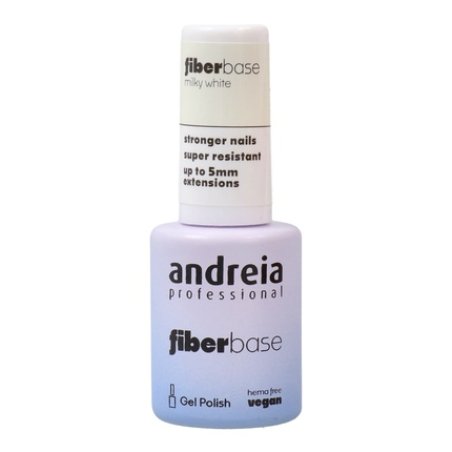 Andreia Gel Polish Fiber Base Color Milky White - 10.5 Ml