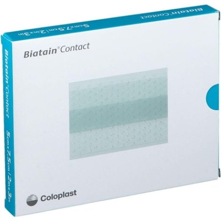 Biatain Contact Silicone Contact Dressing 7.5 x 10 - Pack of 10