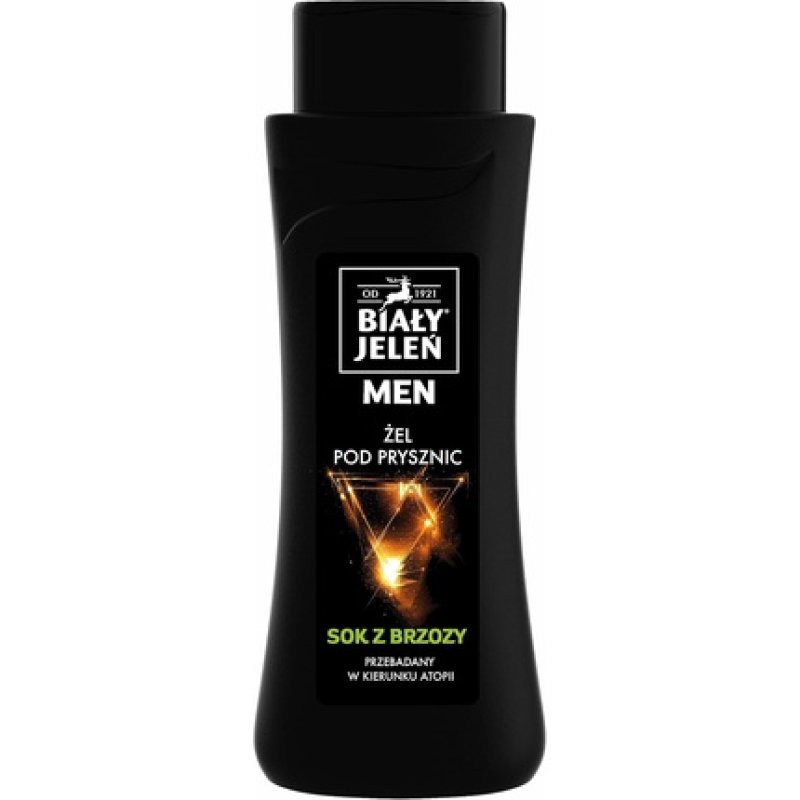 Bialy Jelen Premium Hypoallergenic Shower Gel for Men with Birch Extract