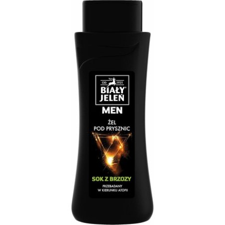 Bialy Jelen Premium Hypoallergenic Shower Gel for Men with Birch Extract