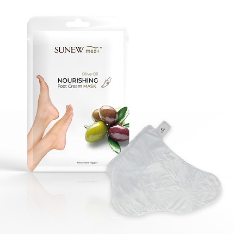 SunewMed Olive Oil Nourishing Foot Cream Mask with Jojoba 40g