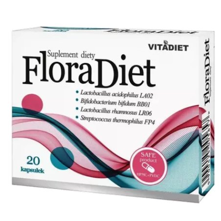 Vitadiet Floradiet 20 Capsules