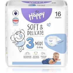 BELLA Happy Soft&Delicate Size 3 MIdi Disposable Diaper - 16 pcs