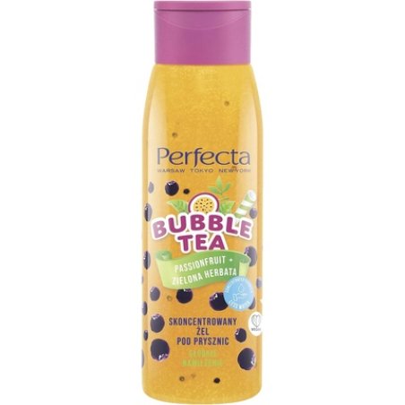 Perfecta Bubble Tea Concentrate Shower Gel Passionfruit Green Tea