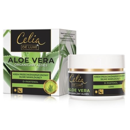 Celia Aloe Vera Light Anti-Wrinkle Cream Intensely Moisturizing 50ml