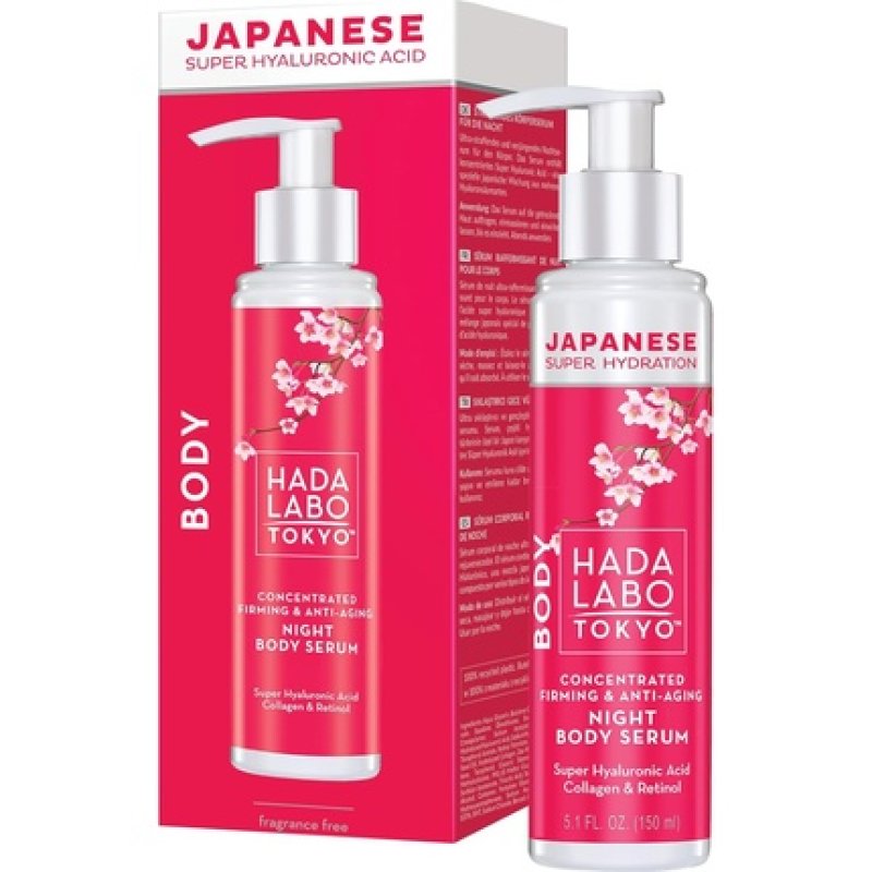 Hada Labo Tokyo Body Firming Serum Anti-Aging Formula for Firm Skin 150ml