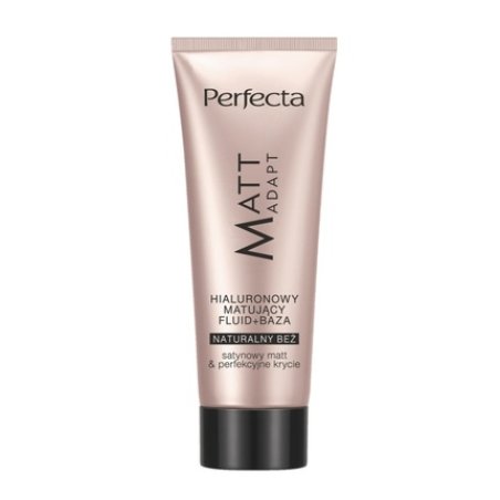 Perfecta Matt Adapt Mattifying Foundation And Base Natural Beige 30ml
