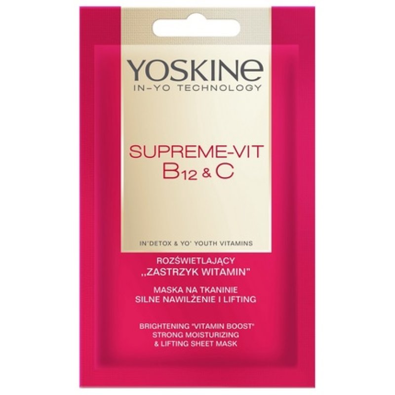 Yoskine Supreme Vitamin B12 & Vitamin C Mask In A Patch 20ml