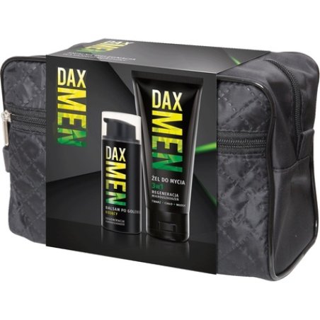 Dax_Set Men 3-In-1 Washing Gel 180ml Soothing Aftershave Balm 100ml Cosmetic Bag