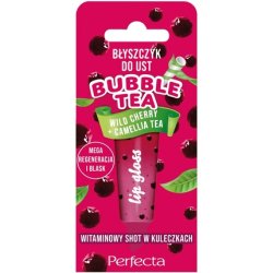 Perfecta Bubble Tea Lip Gloss Wild Cherry Camellia Tea 10g