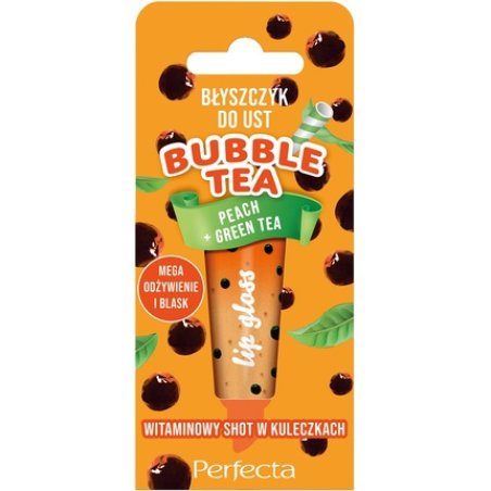 Perfecta Bubble Tea Lip Gloss Peach Green Tea 10g