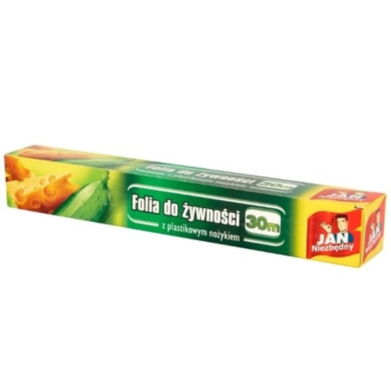 Jan Niezbedny Food Wrap With Cutter 30m