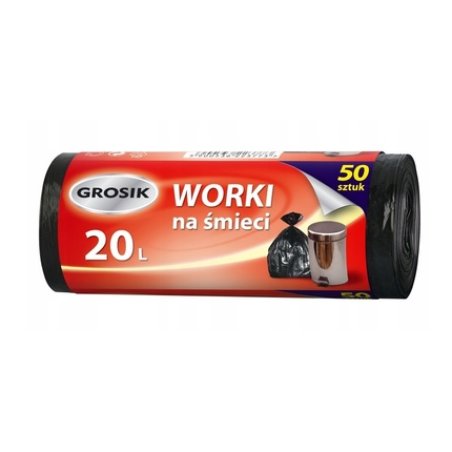 Grosik Garbage Bags 20 Liters - 50 Pieces