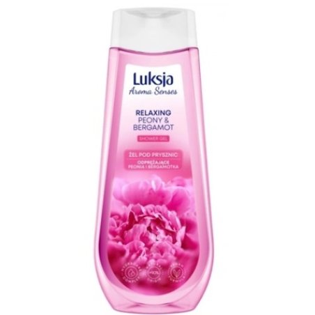 Luksja Peony Bergamot Premium Aromatic Shower Gel - 500ml For A Luxurious Cleansing Experience