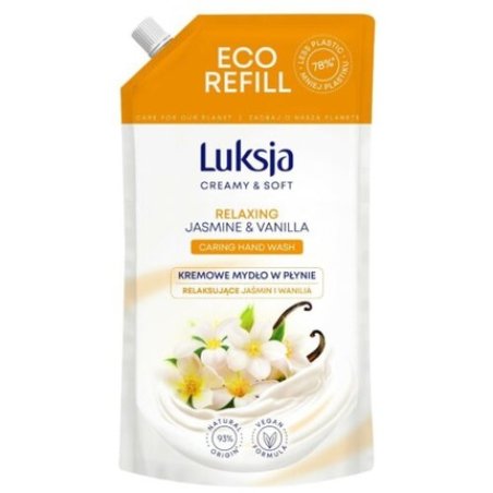Luxja Creamy and Gentle Relaxing Liquid Soap Jasmine and Vanilla 900ml - Stock