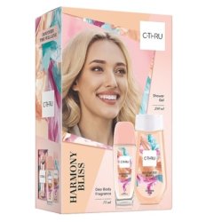 Harmony Bliss Duo Natural Deodorant 75ml And Body Wash 250ml