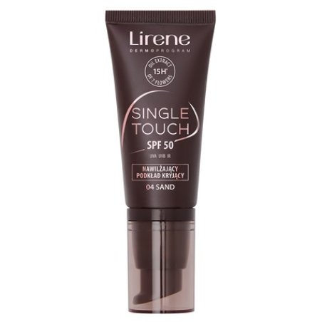 Lirene Single Touch Spf50 Moisturizing Concealing Foundation 04 Sand 30ml