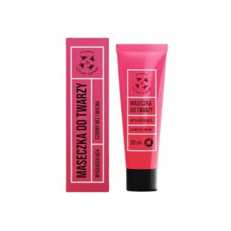 Mydlarnia Cztery Szpaki Smoothing Face Mask Elderberry and Mallow 50ml