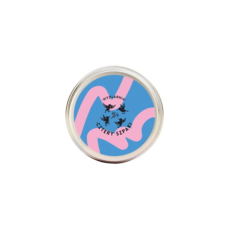 Mydlarnia Cztery Szpaki Navy Blue-Pink Shampoo/Conditioner Tin