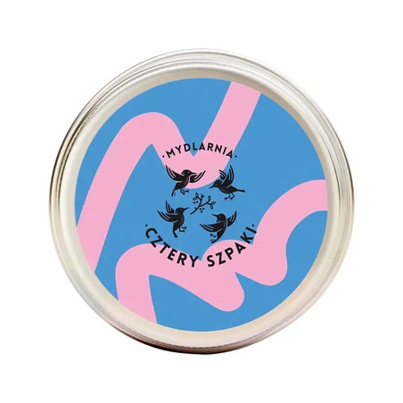 Mydlarnia Cztery Szpaki Navy Blue-Pink Shampoo/Conditioner Tin