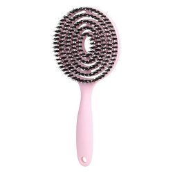 Ecarla Hair Brush With Bristles Pink