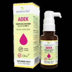 Medverita ADEK Vitamin Complex A, D, E and K MK-7 30ml 600 Drops