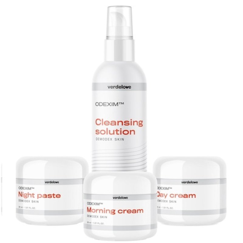 Odexim Nuzeniec Cleansing Liquid 150ml, Day Cream 30ml, Night Cream 30ml, Night Paste 30ml