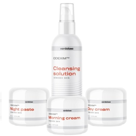 Odexim Nuzeniec Cleansing Liquid 150ml, Day Cream 30ml, Night Cream 30ml, Night Paste 30ml