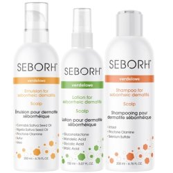 Seborh Set Shampoo, 200 Ml Scalp Emulsion, 200 Ml Scalp Liquid, 150 Ml