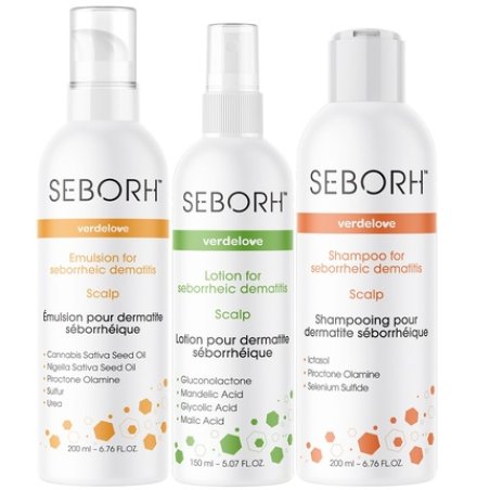 Seborh Set Shampoo, 200 Ml Scalp Emulsion, 200 Ml Scalp Liquid, 150 Ml