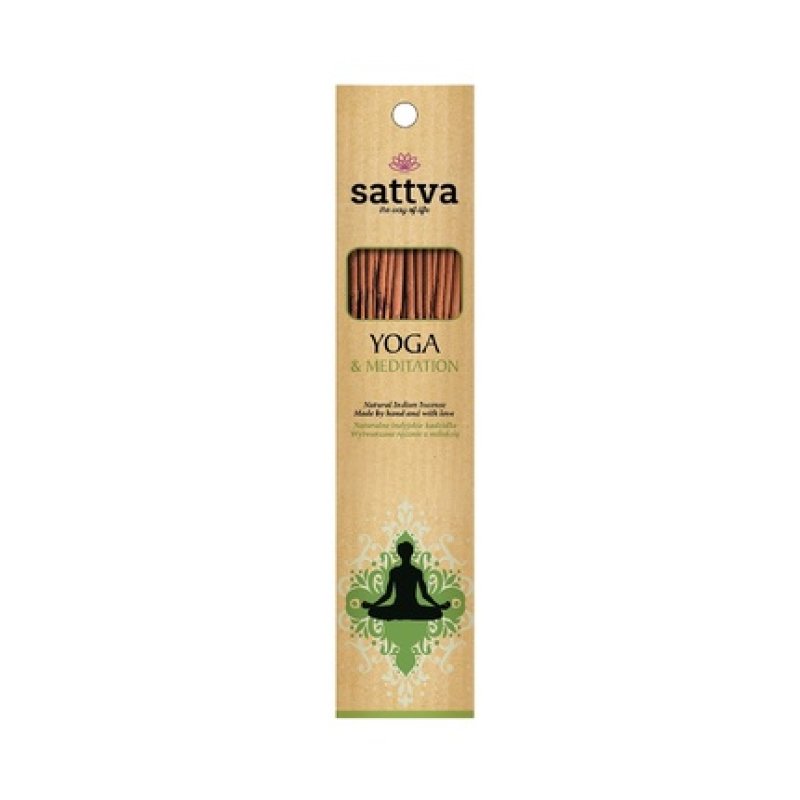 Sattva Natural Indian Incense Yoga & Meditation - 15 Pieces