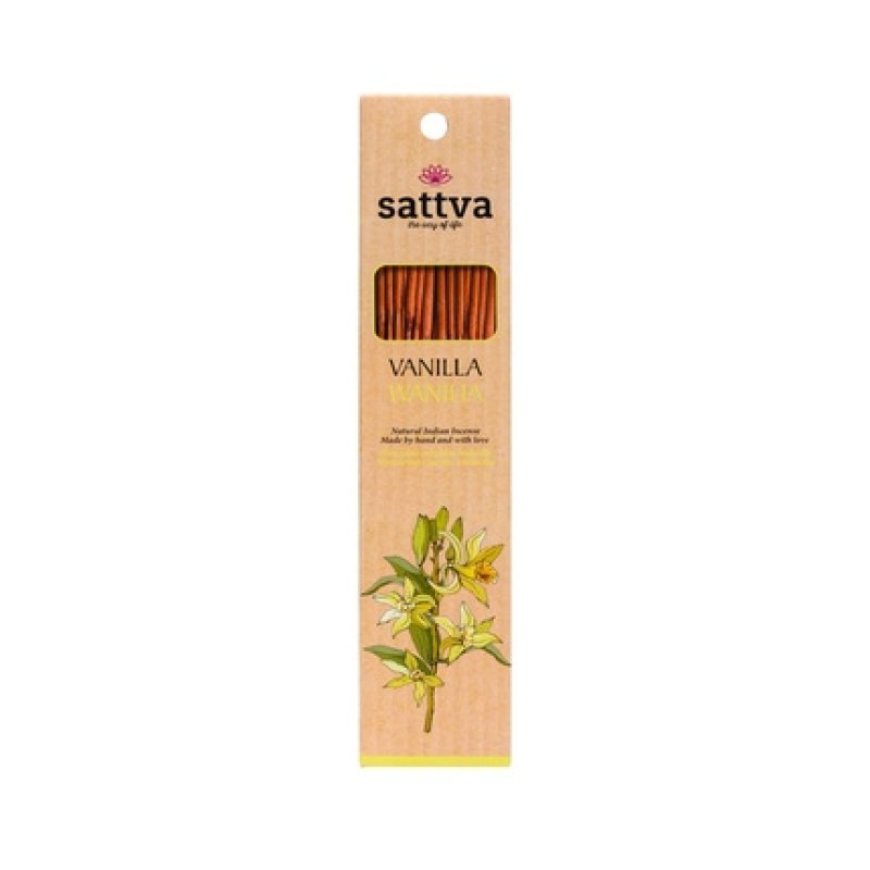 Sattva Natural Indian Incense Vanilla 15 Pieces
