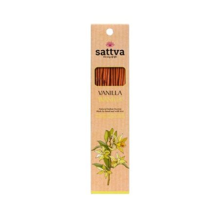 Sattva Natural Indian Incense Vanilla 15 Pieces