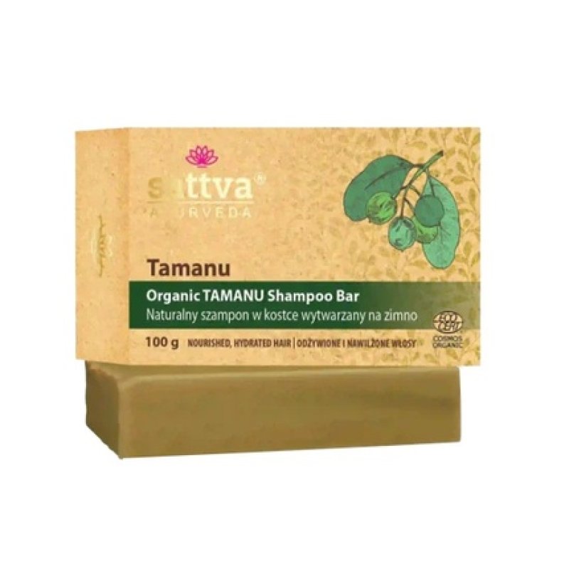 Sattva Organic Tamanu Shampoo Bar 100g