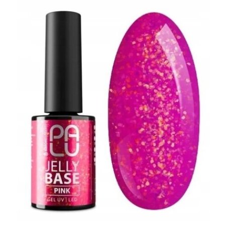 PALU Jelly Base 2in1 Pink 11g with Glitter