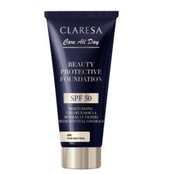Claresa Beauty Protective Foundation Moisturizing Foundation With Spf 50 0n Fair Neutral 30ml