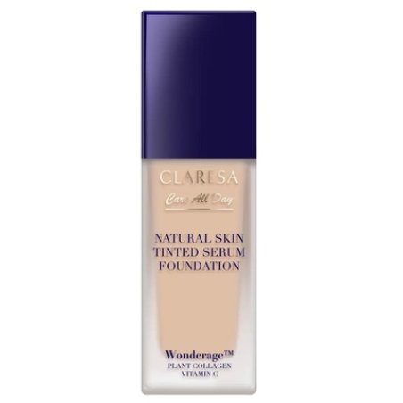 Claresa Natural Skin Tinted Serum Foundation 1w Light Warm 32ml