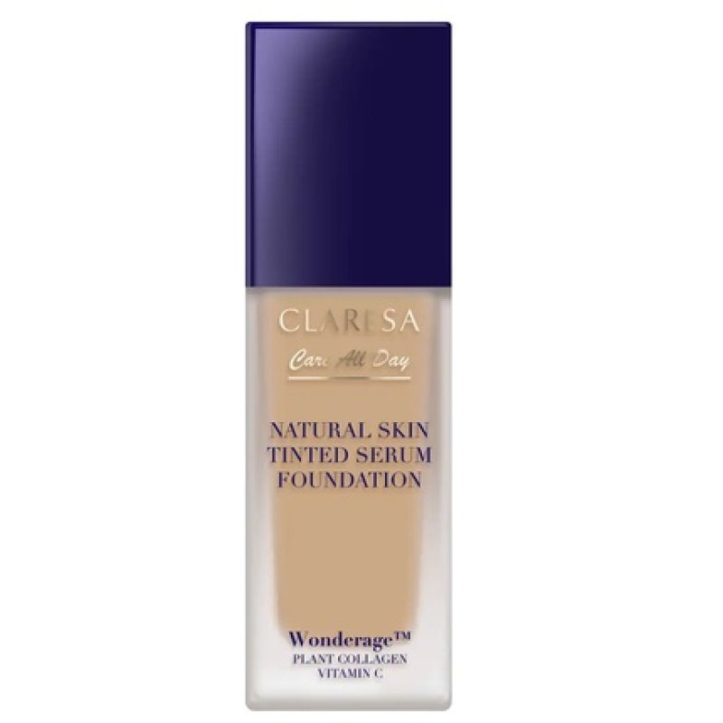 Claresa Natural Skin Tinted Serum Foundation - 2wo Medium Olive, 32ml
