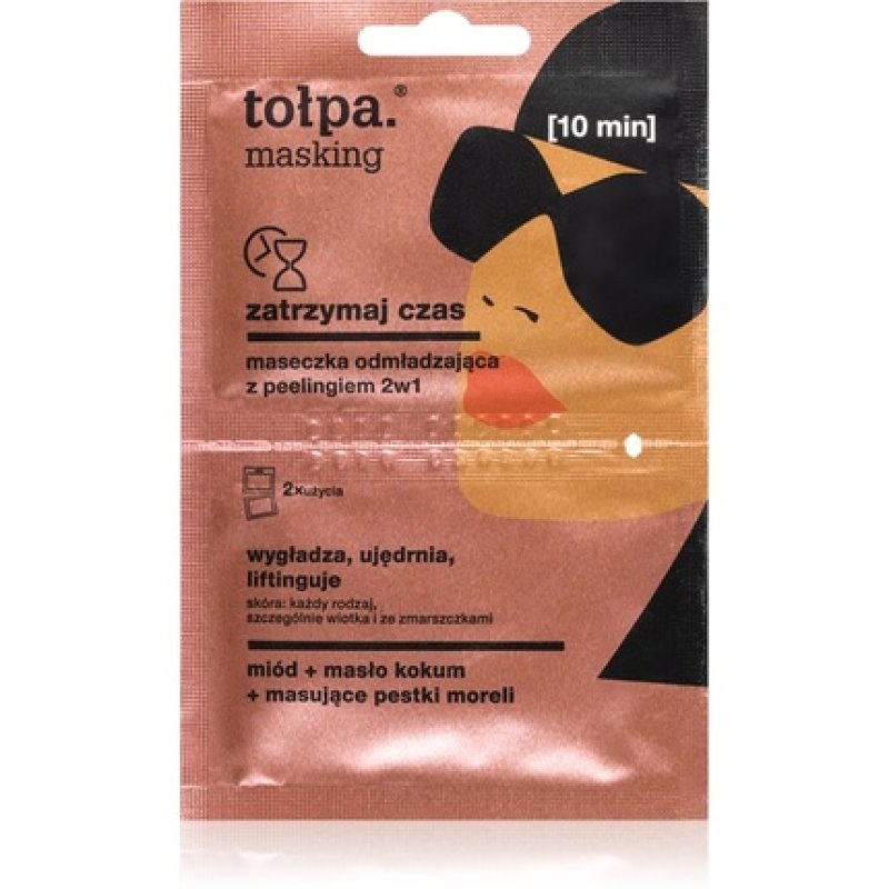 Tołpa Time Stop Mask with Peeling 2-in-1 Rejuvenating Mask 2x5ml