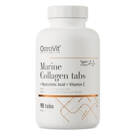 Ostrovit Marine Collagen Hyaluronic Acid Vitamin C, 90 Tablets